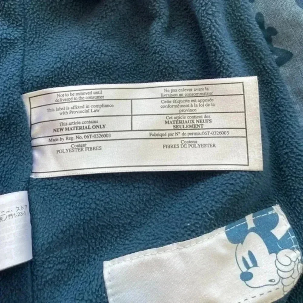Disney Mickey Mouse little boy’s jacket fleece lined hooded size 4T EUC
